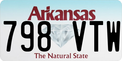 AR license plate 798VTW