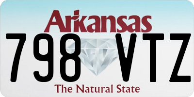 AR license plate 798VTZ