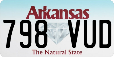 AR license plate 798VUD