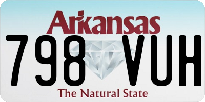 AR license plate 798VUH