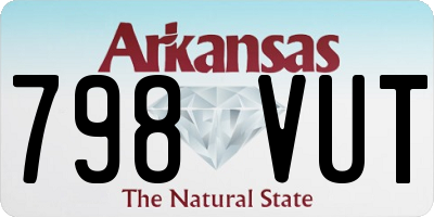 AR license plate 798VUT