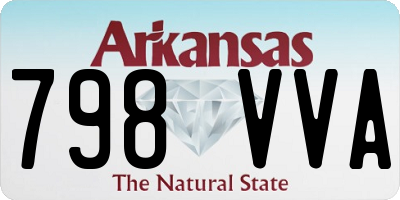 AR license plate 798VVA