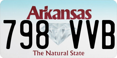 AR license plate 798VVB