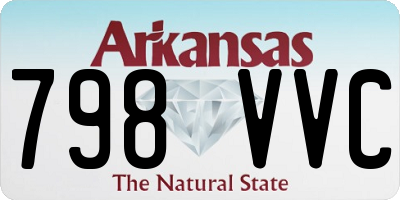 AR license plate 798VVC