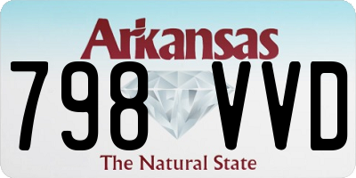 AR license plate 798VVD