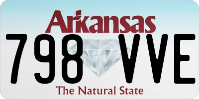 AR license plate 798VVE