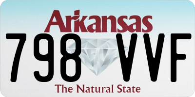 AR license plate 798VVF