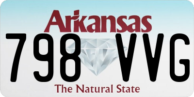 AR license plate 798VVG