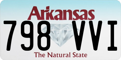 AR license plate 798VVI