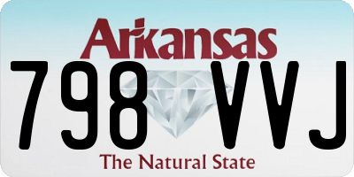 AR license plate 798VVJ