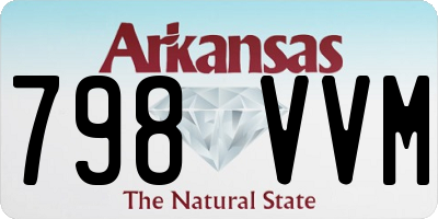 AR license plate 798VVM