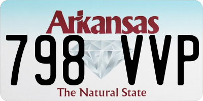 AR license plate 798VVP