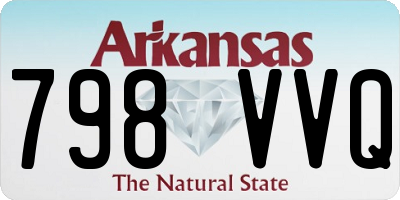 AR license plate 798VVQ