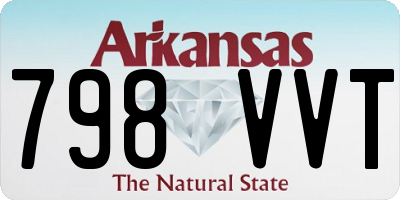 AR license plate 798VVT