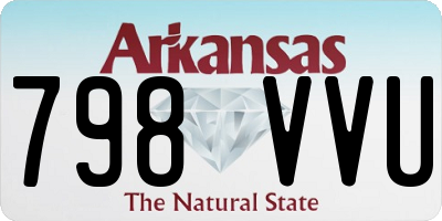 AR license plate 798VVU