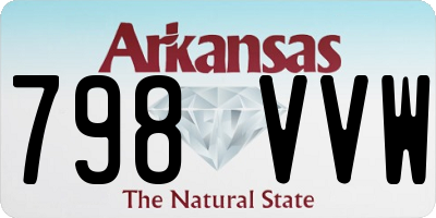 AR license plate 798VVW