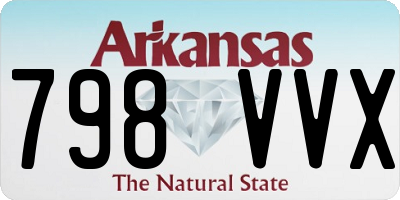 AR license plate 798VVX
