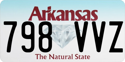 AR license plate 798VVZ