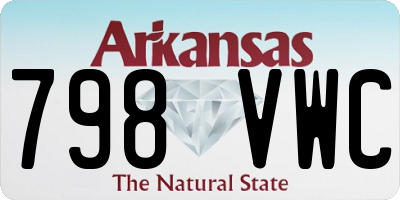AR license plate 798VWC