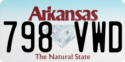 AR license plate 798VWD