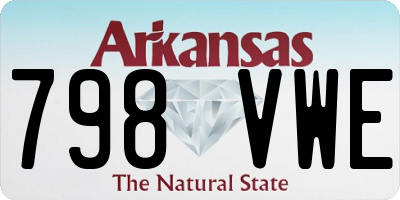 AR license plate 798VWE