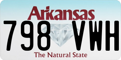 AR license plate 798VWH