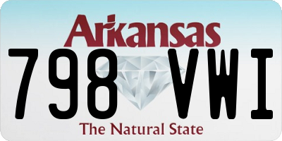 AR license plate 798VWI
