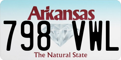 AR license plate 798VWL