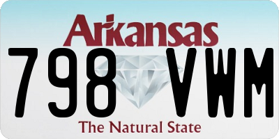 AR license plate 798VWM