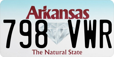 AR license plate 798VWR