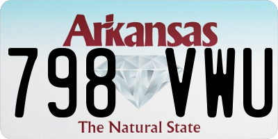 AR license plate 798VWU