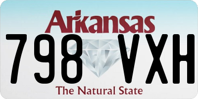 AR license plate 798VXH