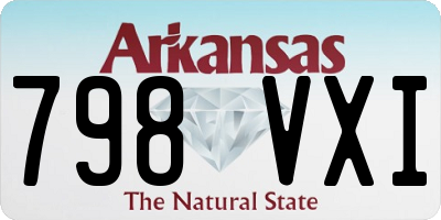 AR license plate 798VXI