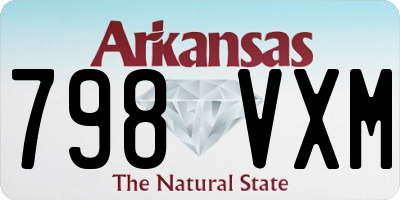AR license plate 798VXM