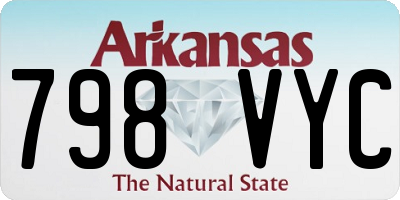 AR license plate 798VYC
