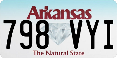 AR license plate 798VYI