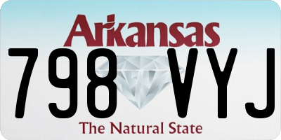 AR license plate 798VYJ