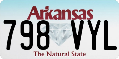 AR license plate 798VYL