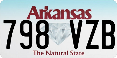 AR license plate 798VZB