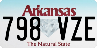 AR license plate 798VZE