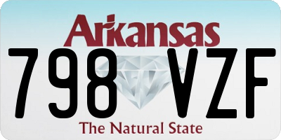 AR license plate 798VZF