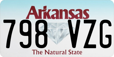 AR license plate 798VZG