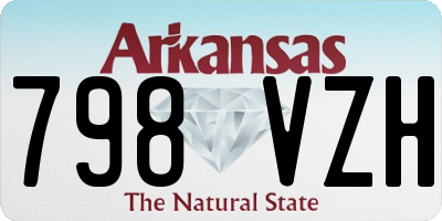 AR license plate 798VZH