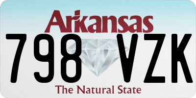 AR license plate 798VZK