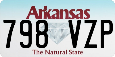 AR license plate 798VZP