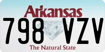 AR license plate 798VZV