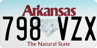 AR license plate 798VZX