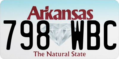 AR license plate 798WBC