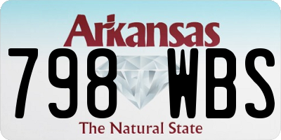 AR license plate 798WBS