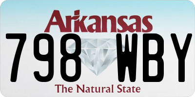 AR license plate 798WBY